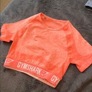 Gymshark Flex Crop Top- Coral